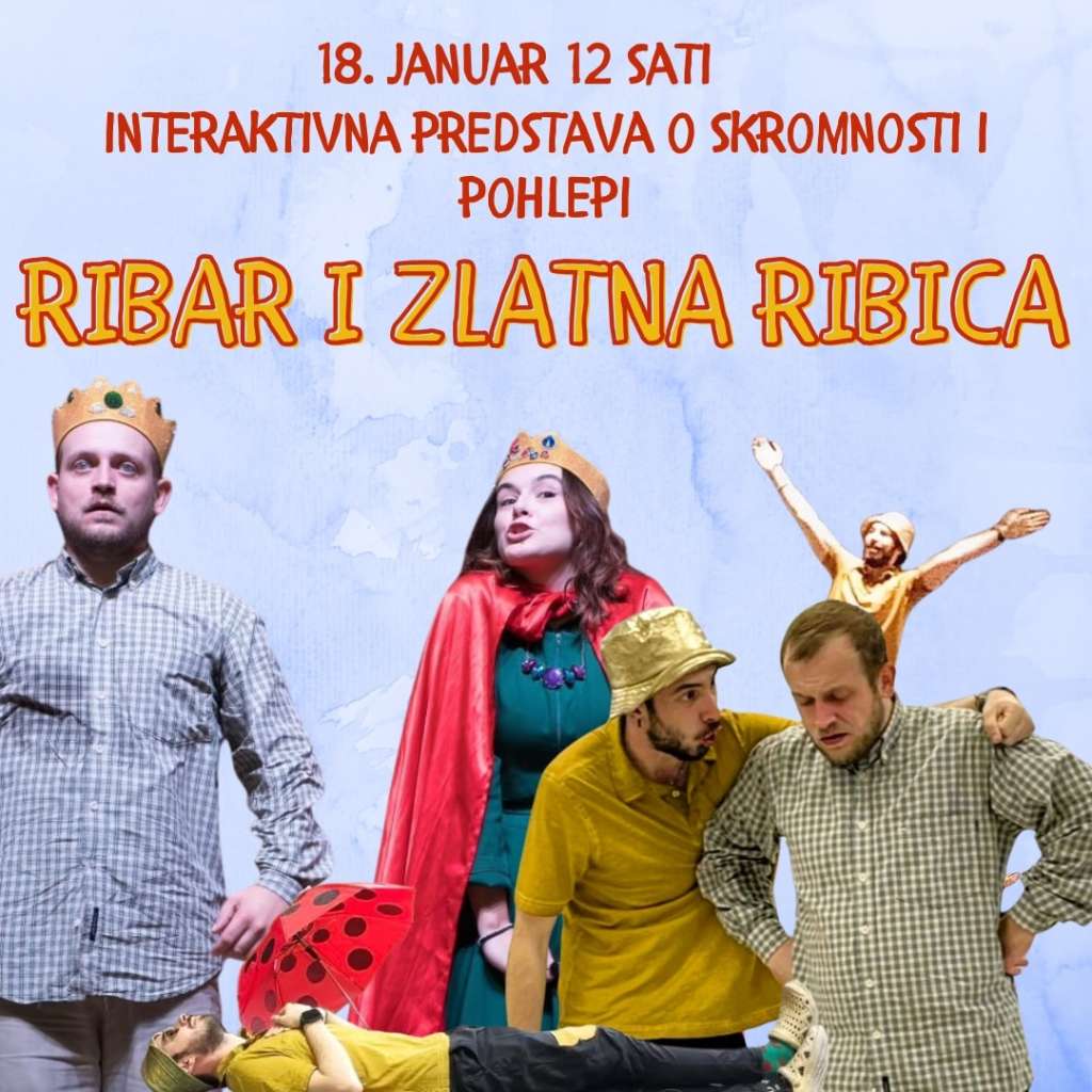 Na Kamernoj sceni Doma mladih Tuzla u januaru tri predstave za djecu